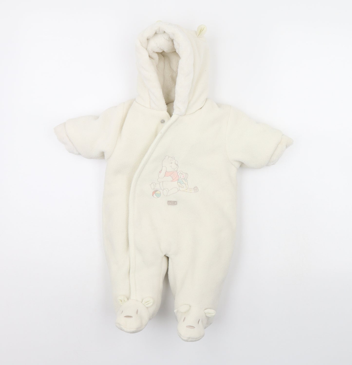 George Girls White   Babygrow One-Piece Size 0-3 Months  - Disney