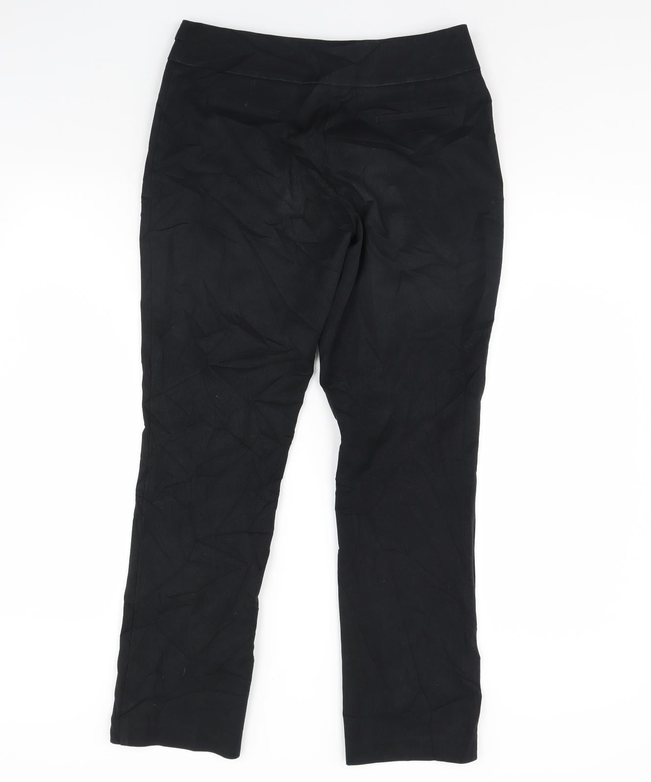M&S Womens Black   Trousers  Size 16 L30 in