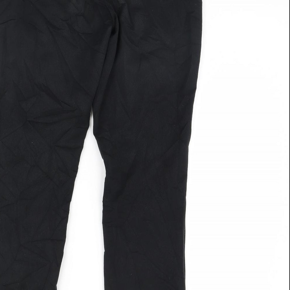 M&S Womens Black   Trousers  Size 16 L30 in