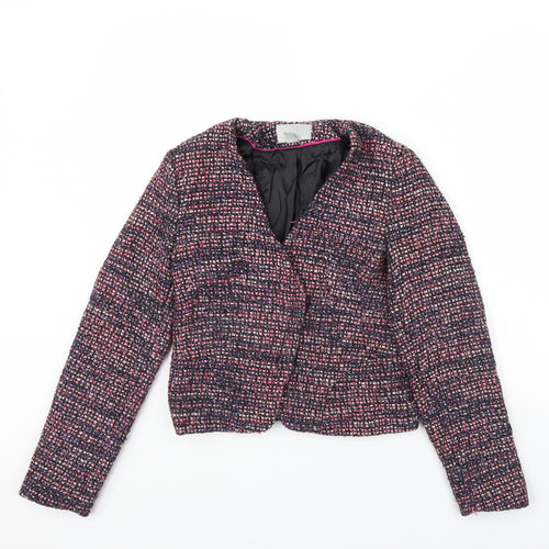 H&M Womens Pink   Jacket  Size 8  - Shoulder Pads