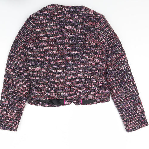 H&M Womens Pink   Jacket  Size 8  - Shoulder Pads