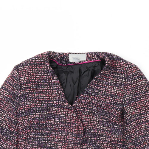 H&M Womens Pink   Jacket  Size 8  - Shoulder Pads