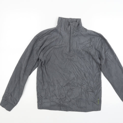 Mountain Life Boys Grey  Fleece Jacket Coat Size 11-12 Years