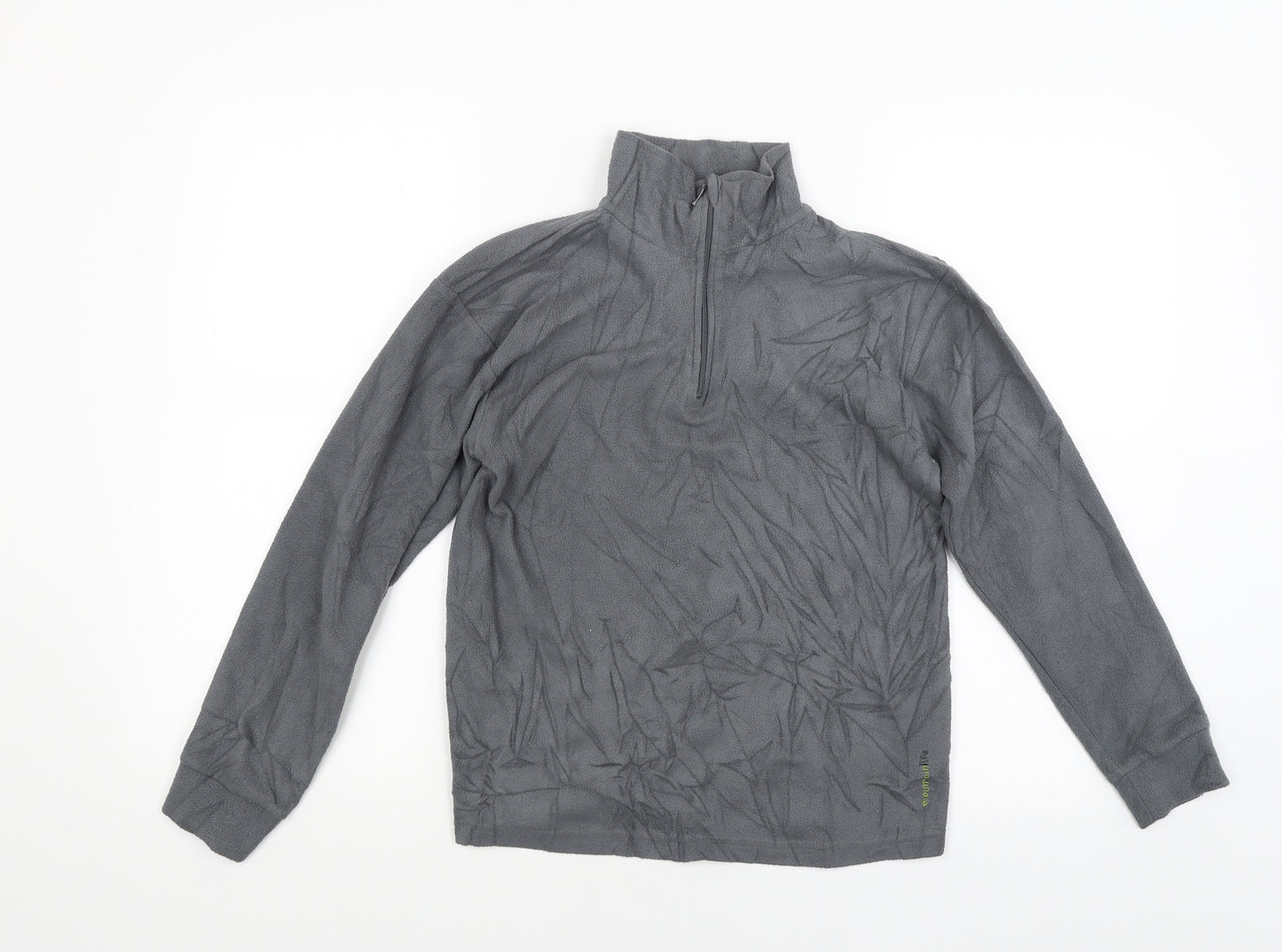 Mountain Life Boys Grey  Fleece Jacket Coat Size 11-12 Years