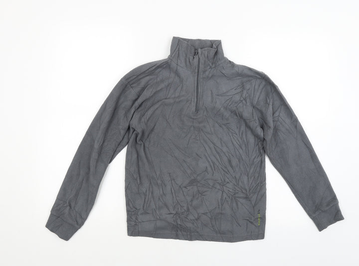 Mountain Life Boys Grey  Fleece Jacket Coat Size 11-12 Years