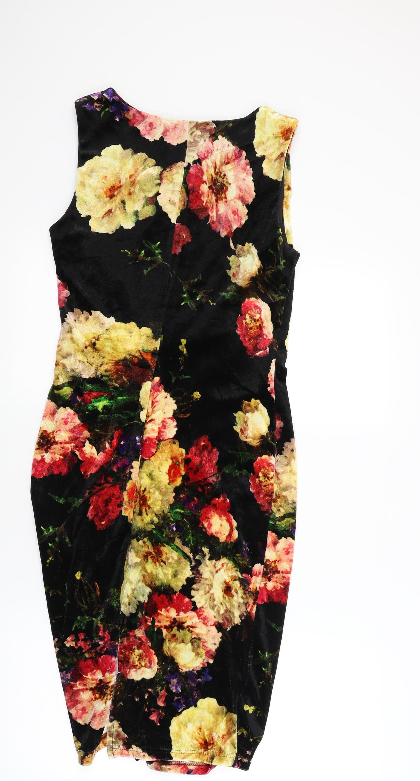 Redherring Womens Black Floral  Bodycon  Size 10