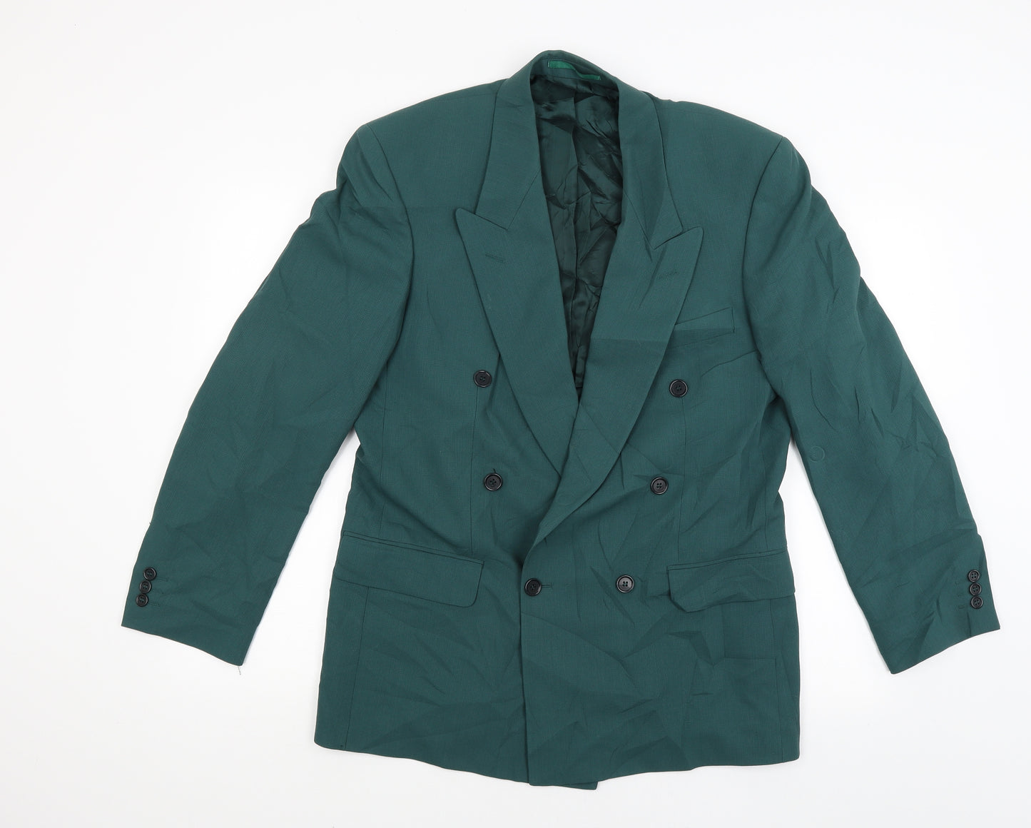 Fellini Mens Green   Jacket Blazer Size 38