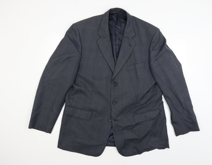 James Barry Mens Blue Jacket Blazer Size 44