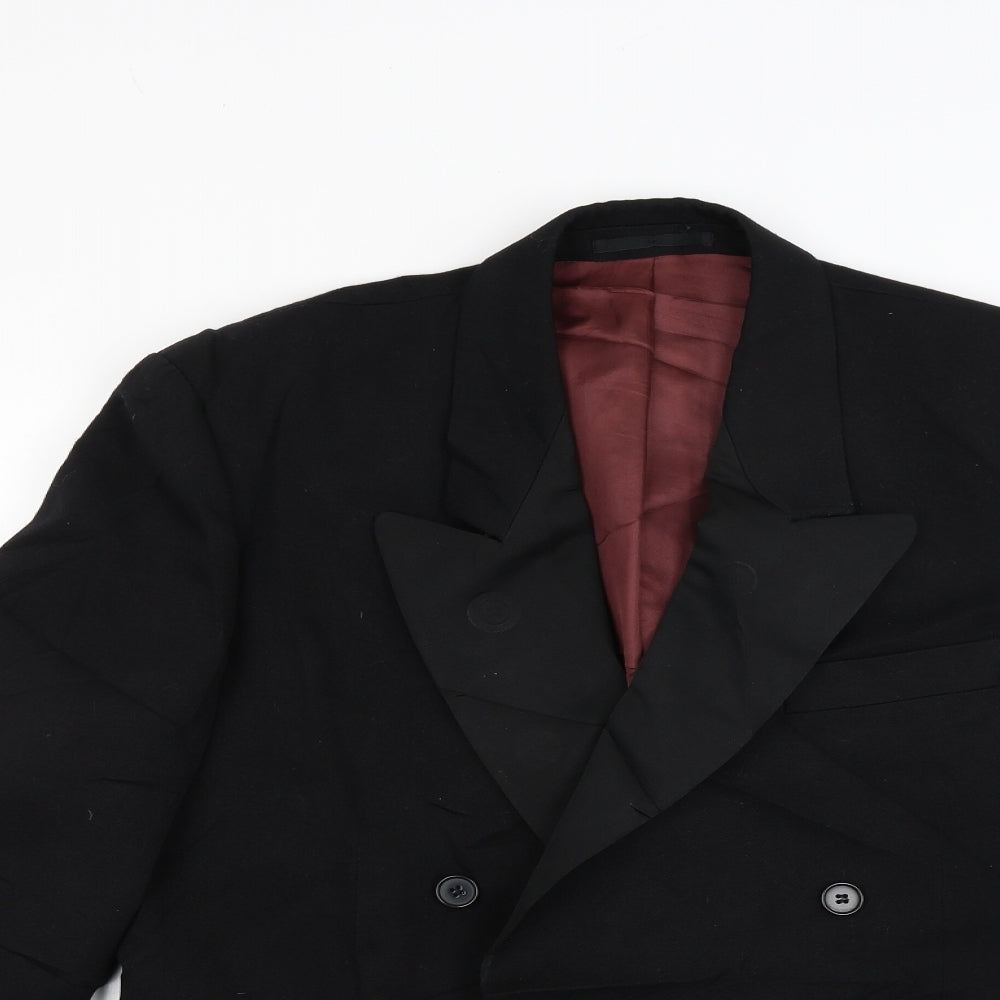 Preworn Mens Black   Jacket Blazer Size 40