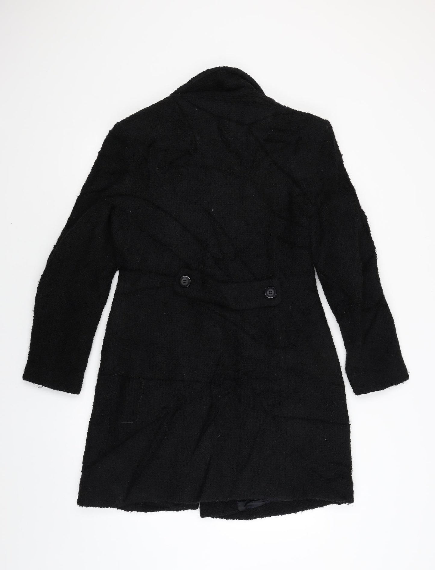 NEXT Womens Black   Overcoat Coat Size 12