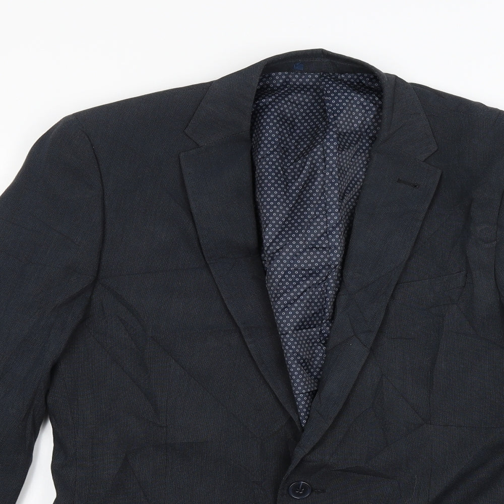 F&F Mens Blue   Jacket Blazer Size 40