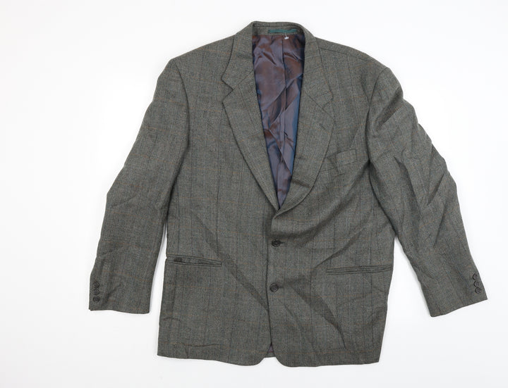 Principles Mens Grey Check  Jacket Blazer Size 42