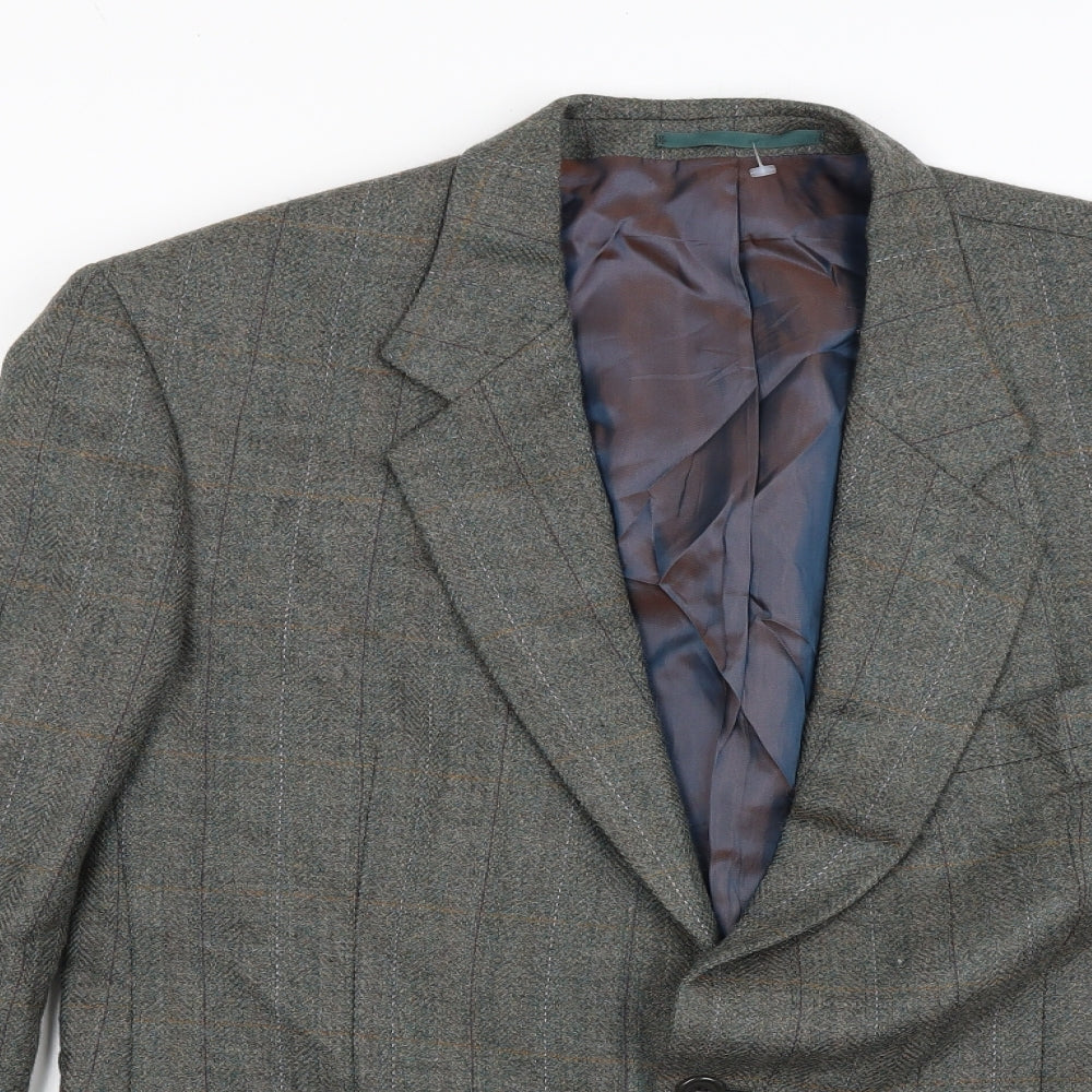 Principles Mens Grey Check  Jacket Blazer Size 42