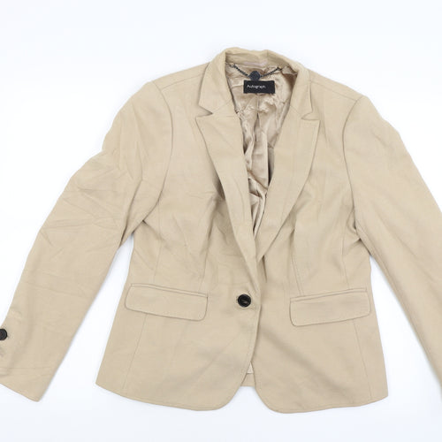 Autograph Womens Beige   Jacket Blazer Size 12