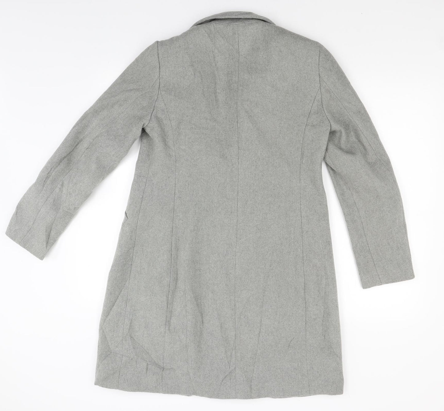 Dorothy Perkins Womens Grey   Overcoat Coat Size 10