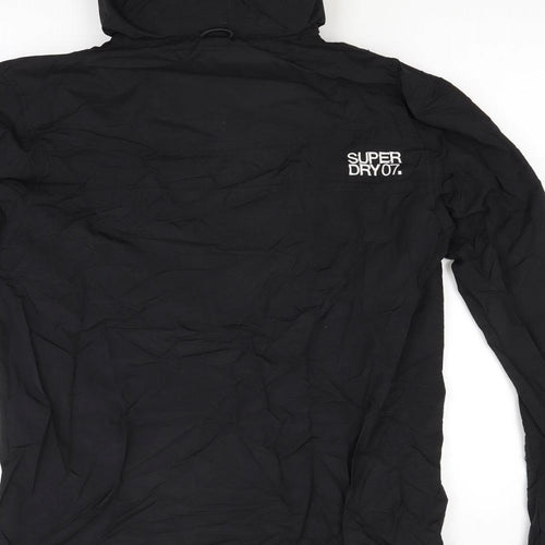 Superdry Mens Black   Windbreaker Coat Size M