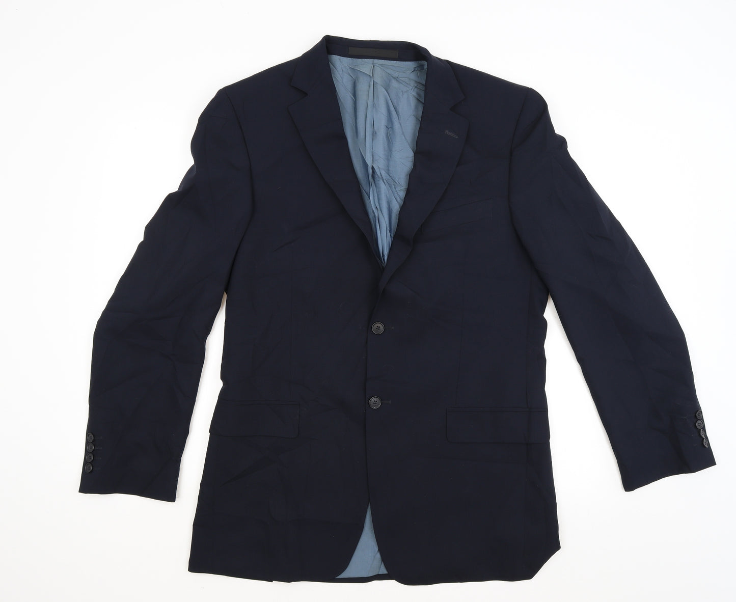 Marks and Spencer Mens Blue   Jacket Coat Size 40