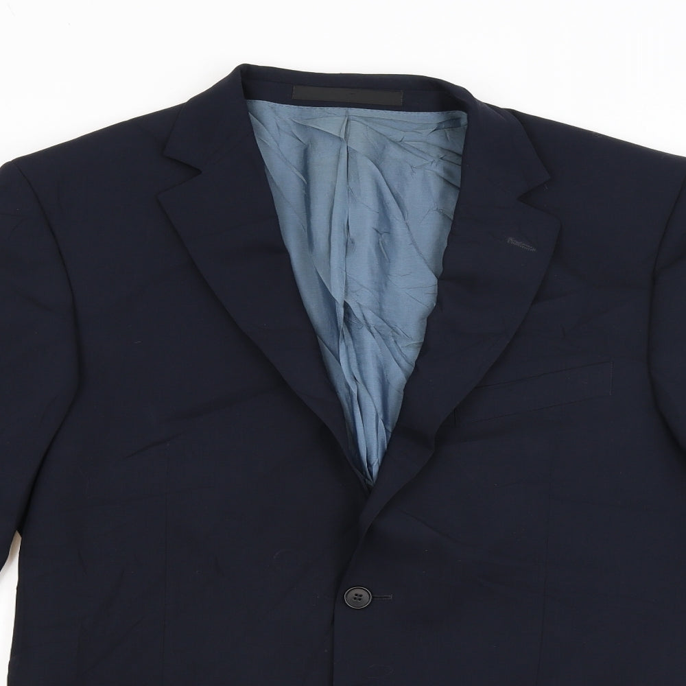 Marks and Spencer Mens Blue   Jacket Coat Size 40