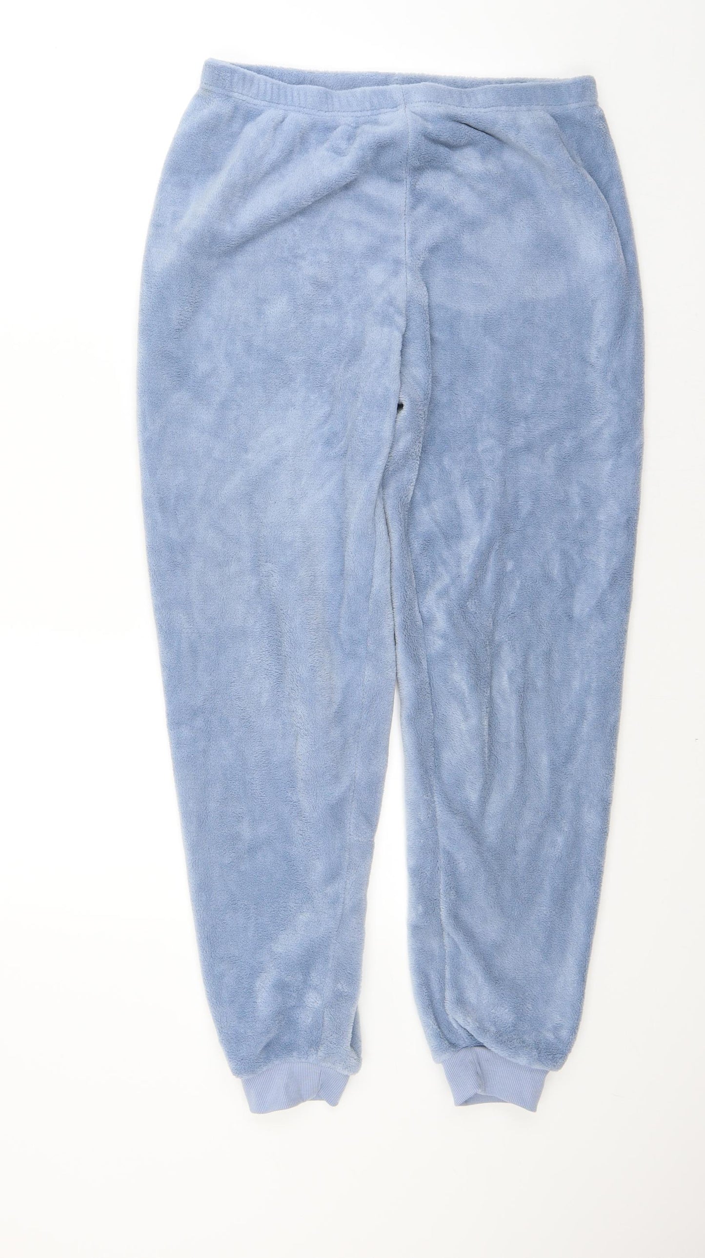 Love to lounge Womens Blue  Fleece Jogger Trousers Size 12 L27 in - Lounge Wear