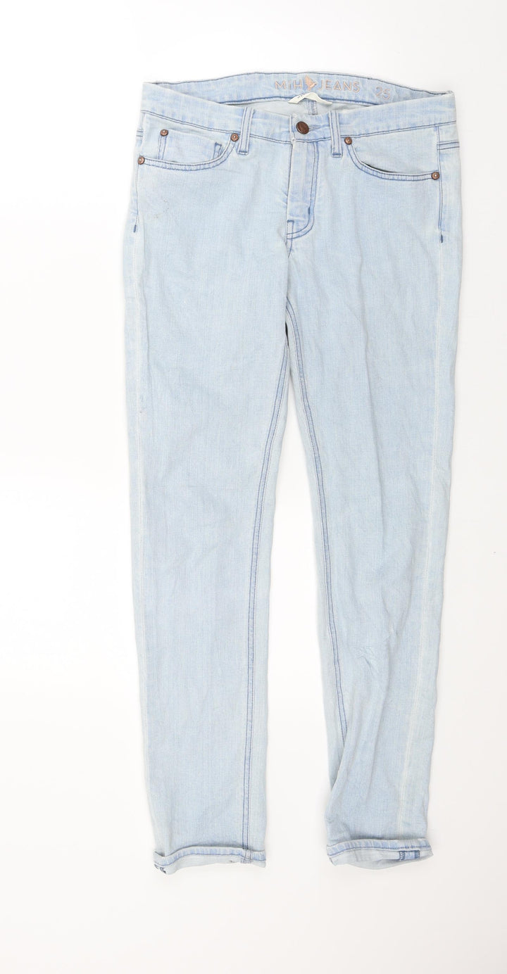 Breathless Womens Blue  Denim Skinny Jeans Size 28 in L27 in - Made in Italy