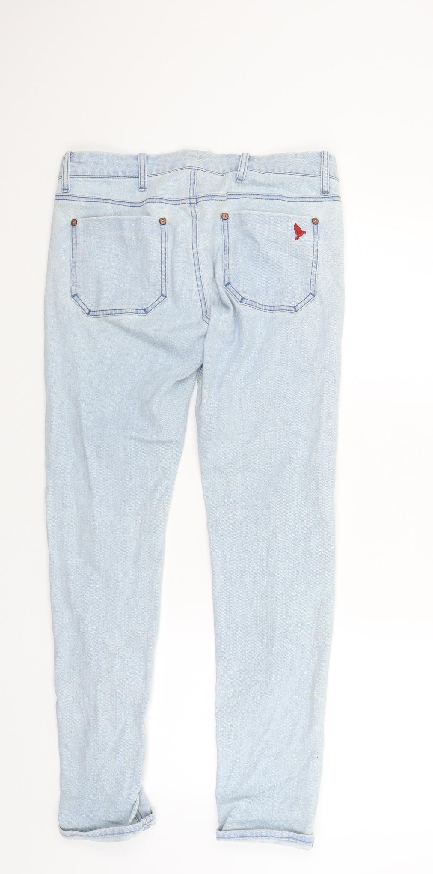 Breathless Womens Blue  Denim Skinny Jeans Size 28 in L27 in - Made in Italy