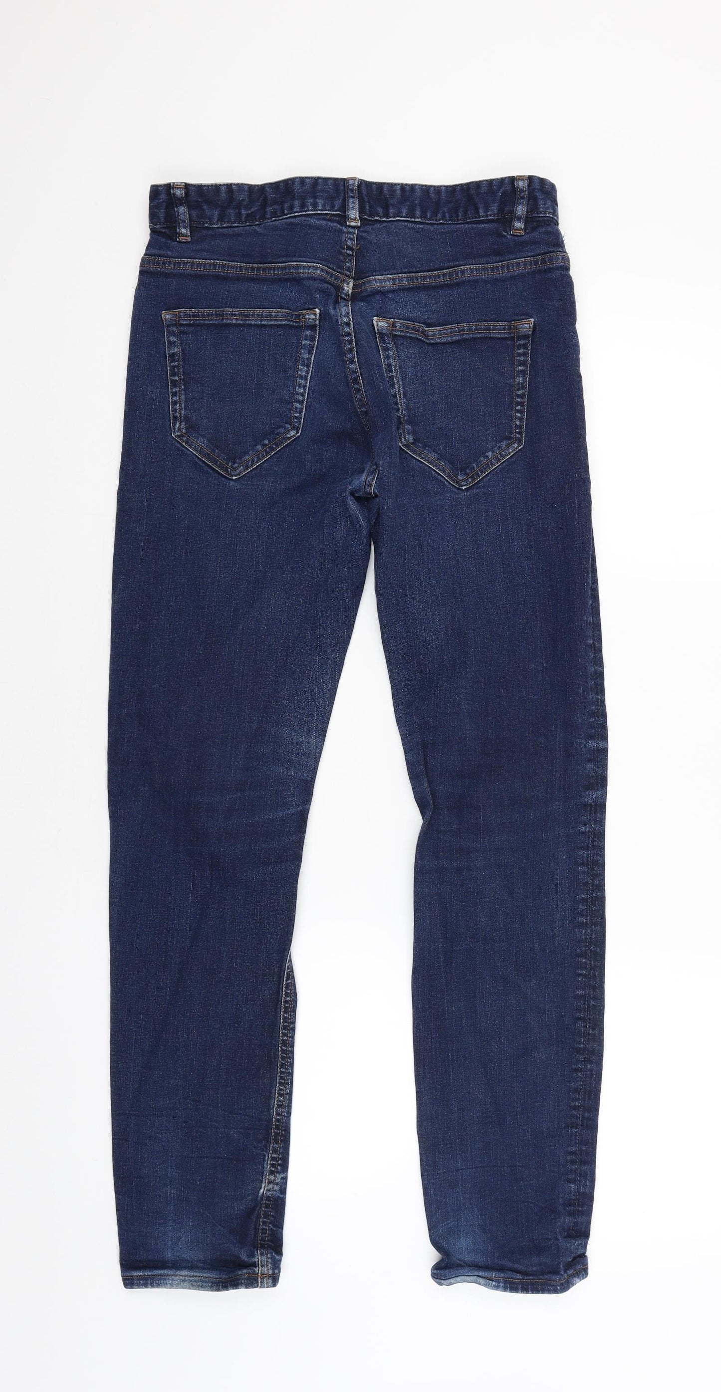 NEXT Mens Blue  Denim Skinny Jeans Size 28 L27 in