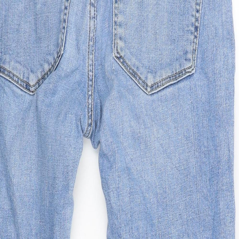 New Look Womens Blue  Denim Straight Jeans Size 30 in L25 in