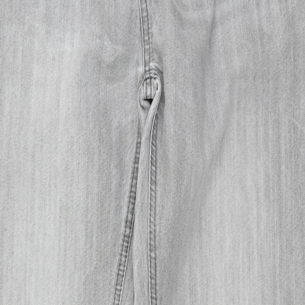Primark Mens Grey  Denim Straight Jeans Size 36 L32 in