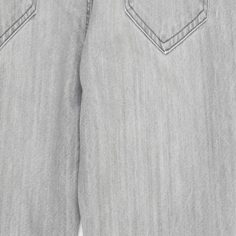 Primark Mens Grey  Denim Straight Jeans Size 36 L32 in