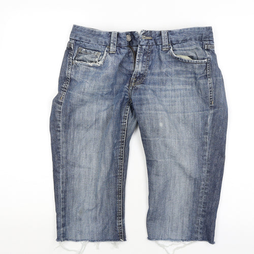 Zara Womens Blue   Bermuda Shorts Size 12