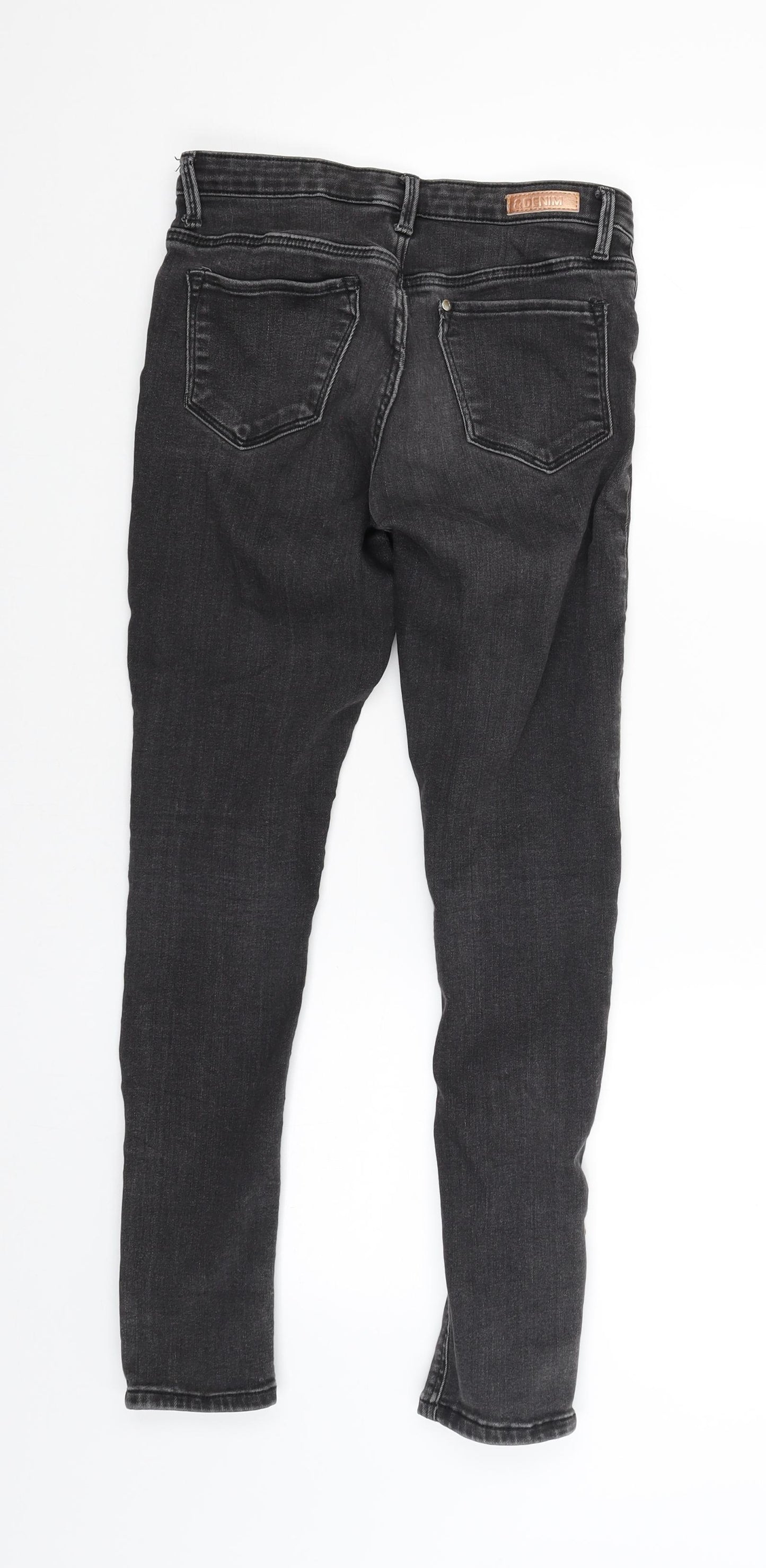 H&M Girls Black  Denim Skinny Jeans Size 11-12 Years