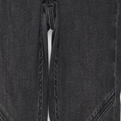 H&M Girls Black  Denim Skinny Jeans Size 11-12 Years