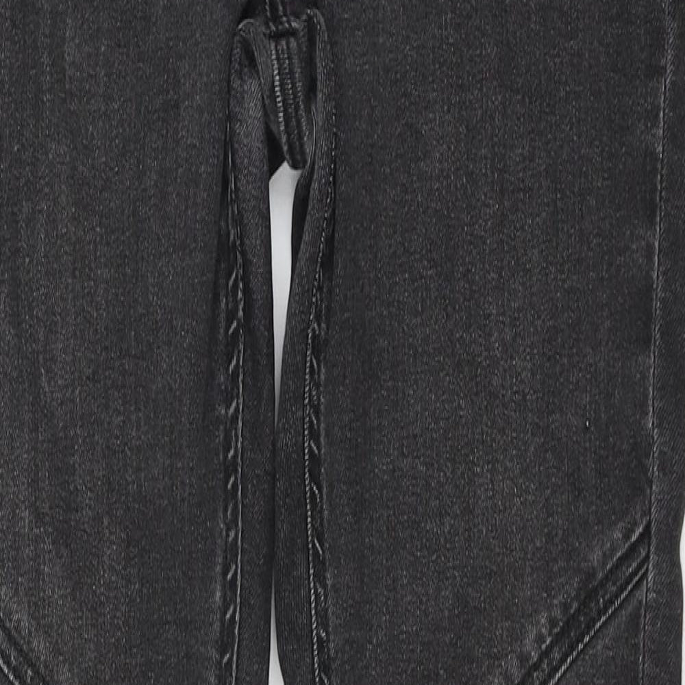 H&M Girls Black  Denim Skinny Jeans Size 11-12 Years