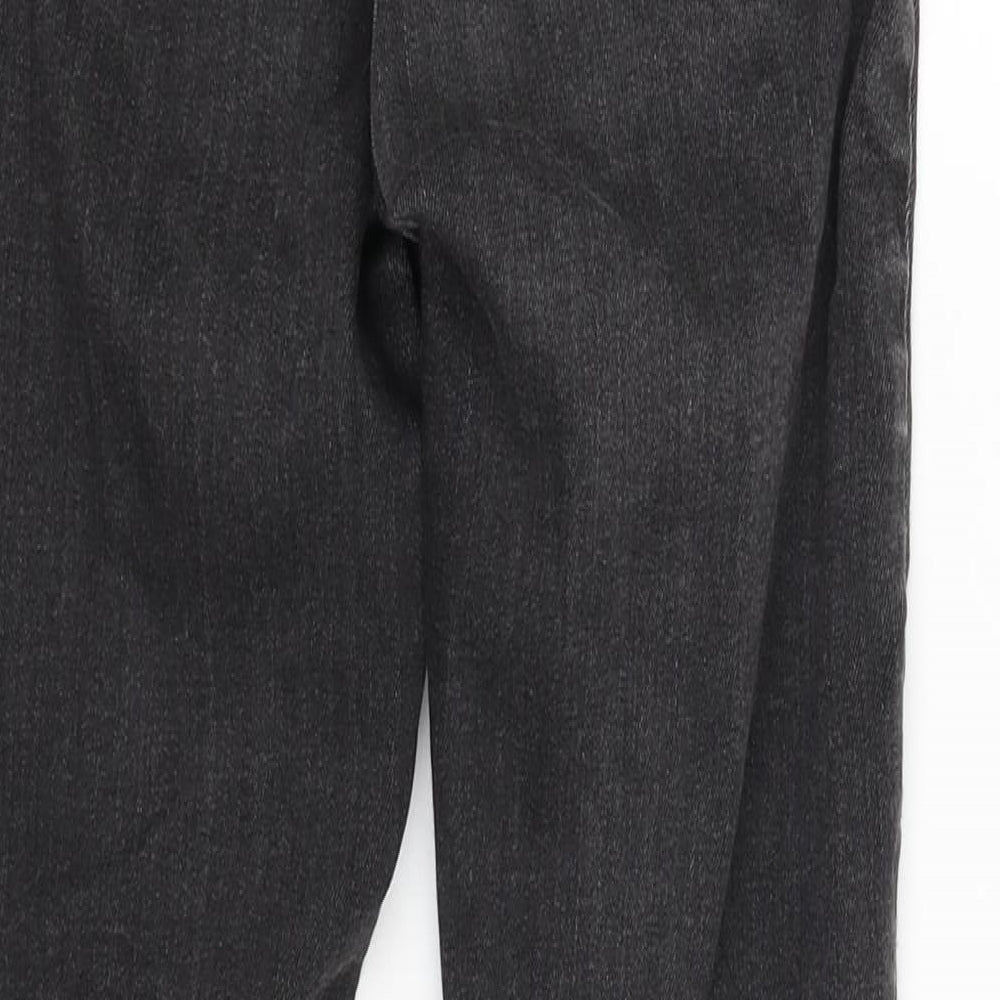 H&M Girls Black  Denim Skinny Jeans Size 11-12 Years