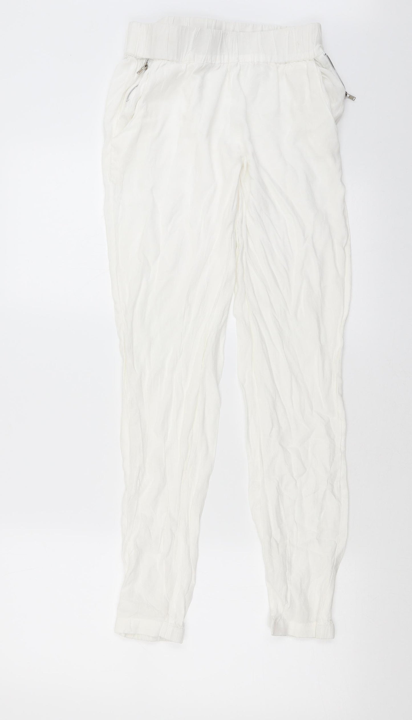 Atmosphere Womens White   Trousers  Size 8 L26 in