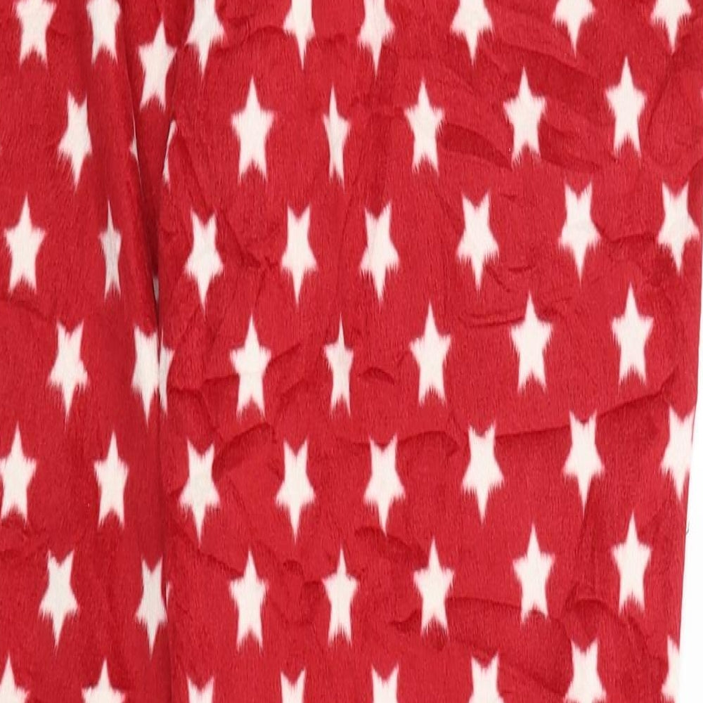 Marks and Spencer Womens Red  Fleece Jogger Trousers Size 14 L26 in - Lounge wear