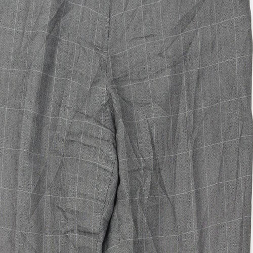 Marks and Spencer Womens Red Check  Trousers  Size 14 L25 in