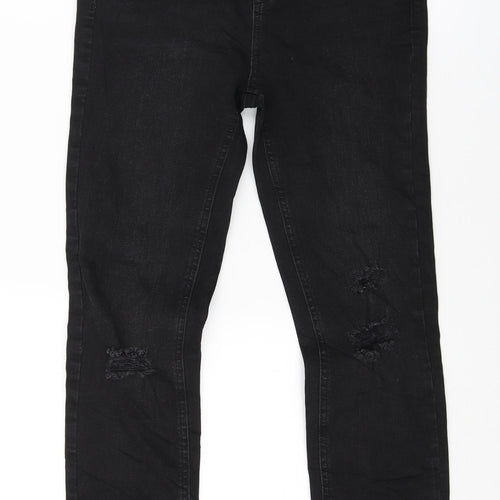 New Look Womens Black  Denim Skinny Jeans Size 8 L27 in
