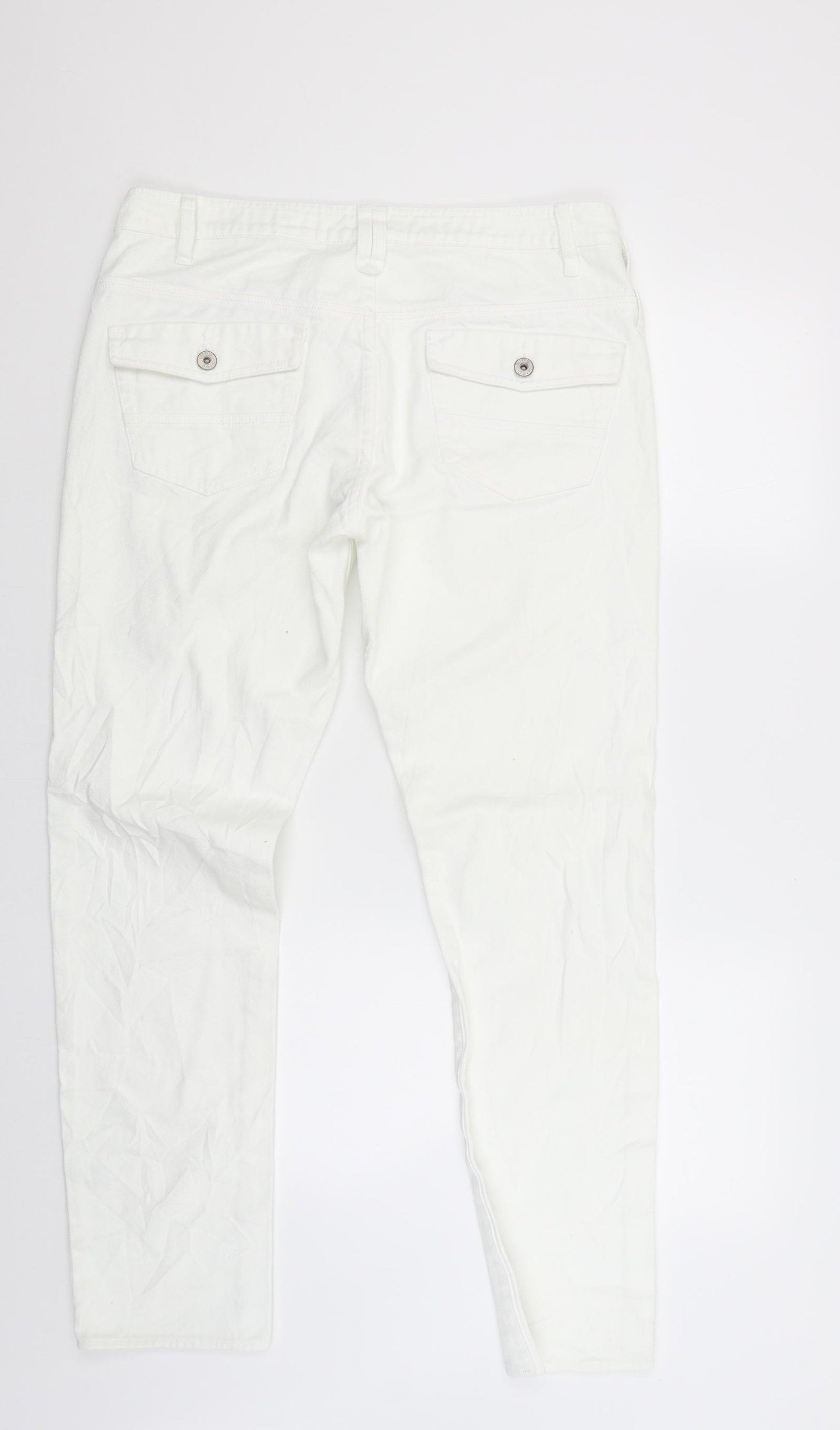 Wrap Womens White  Denim Skinny Jeans Size 34 in L30 in