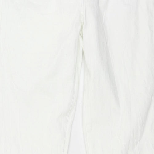 Wrap Womens White  Denim Skinny Jeans Size 34 in L30 in
