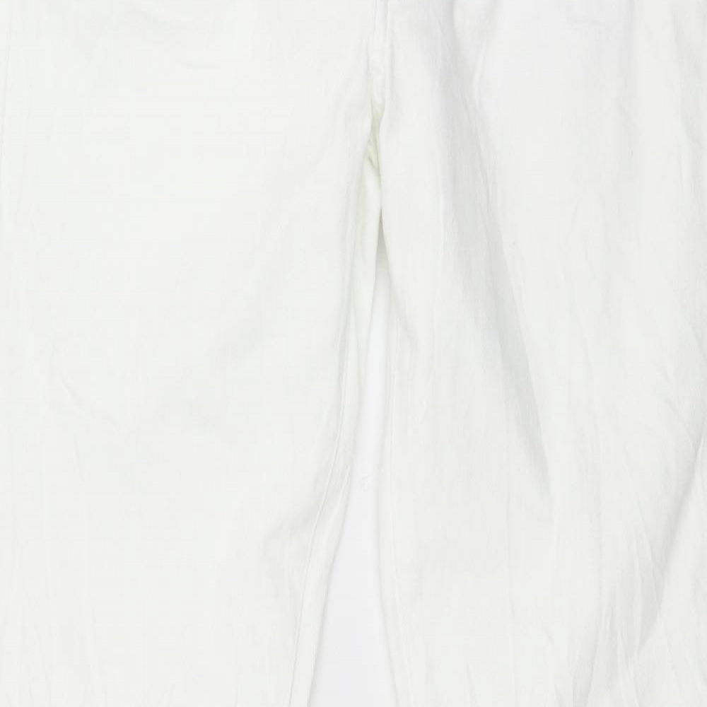 Wrap Womens White  Denim Skinny Jeans Size 34 in L30 in