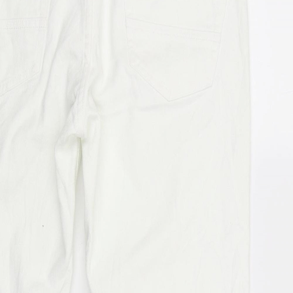 Wrap Womens White  Denim Skinny Jeans Size 34 in L30 in