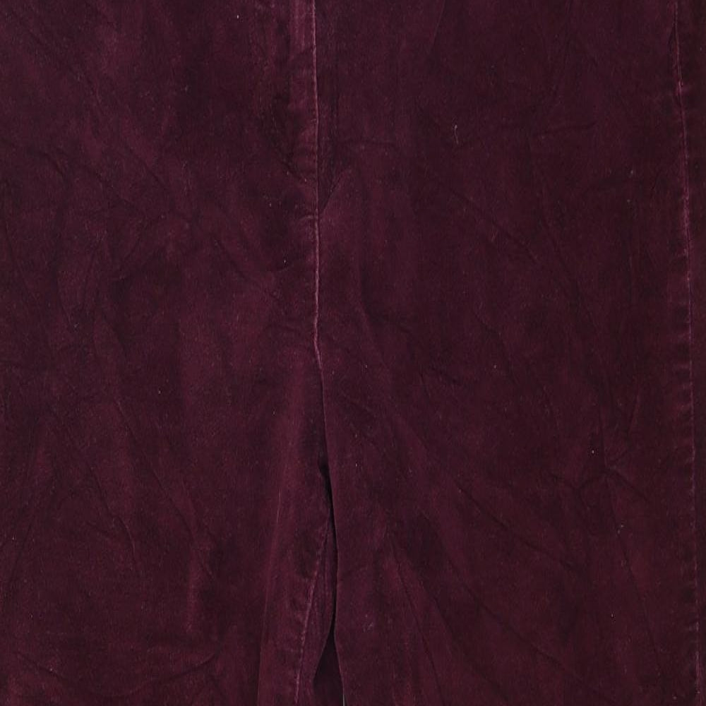 EAST Womens Red   Straight Jeans Size 14 L27 in