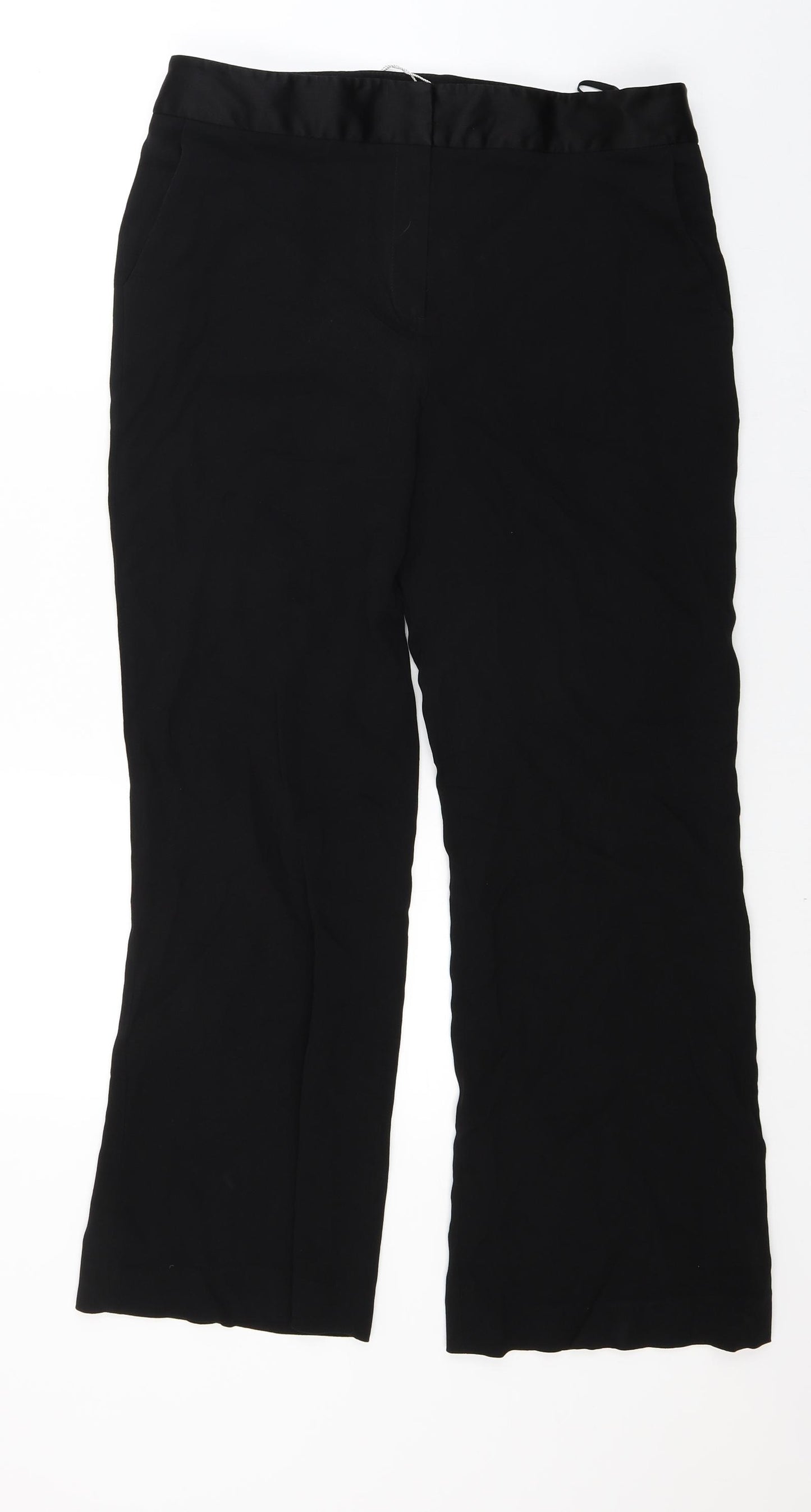 LK Bennet Womens Black   Trousers  Size 16 L26 in
