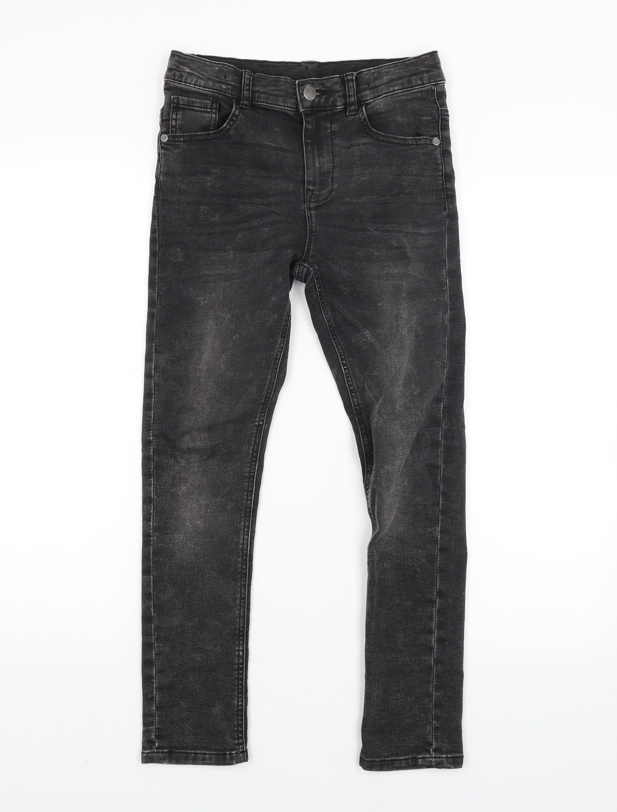 Marks and Spencer Boys Black  Denim Skinny Jeans Size 10-11 Years