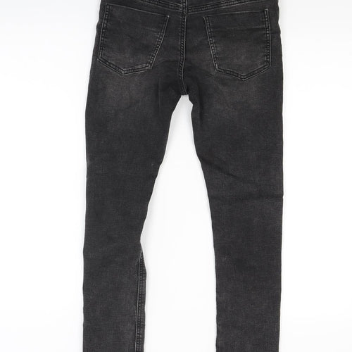 Marks and Spencer Boys Black  Denim Skinny Jeans Size 10-11 Years