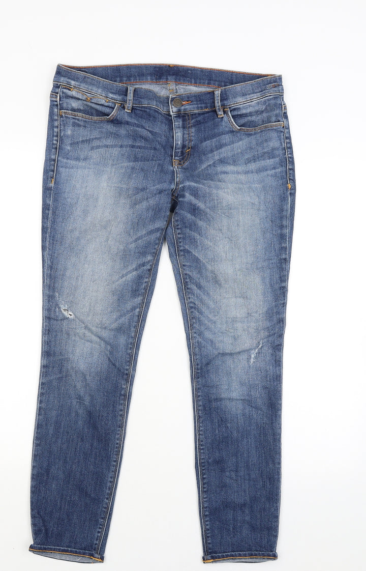 Dittos Womens Blue  Denim Skinny Jeans Size 30 in L26 in