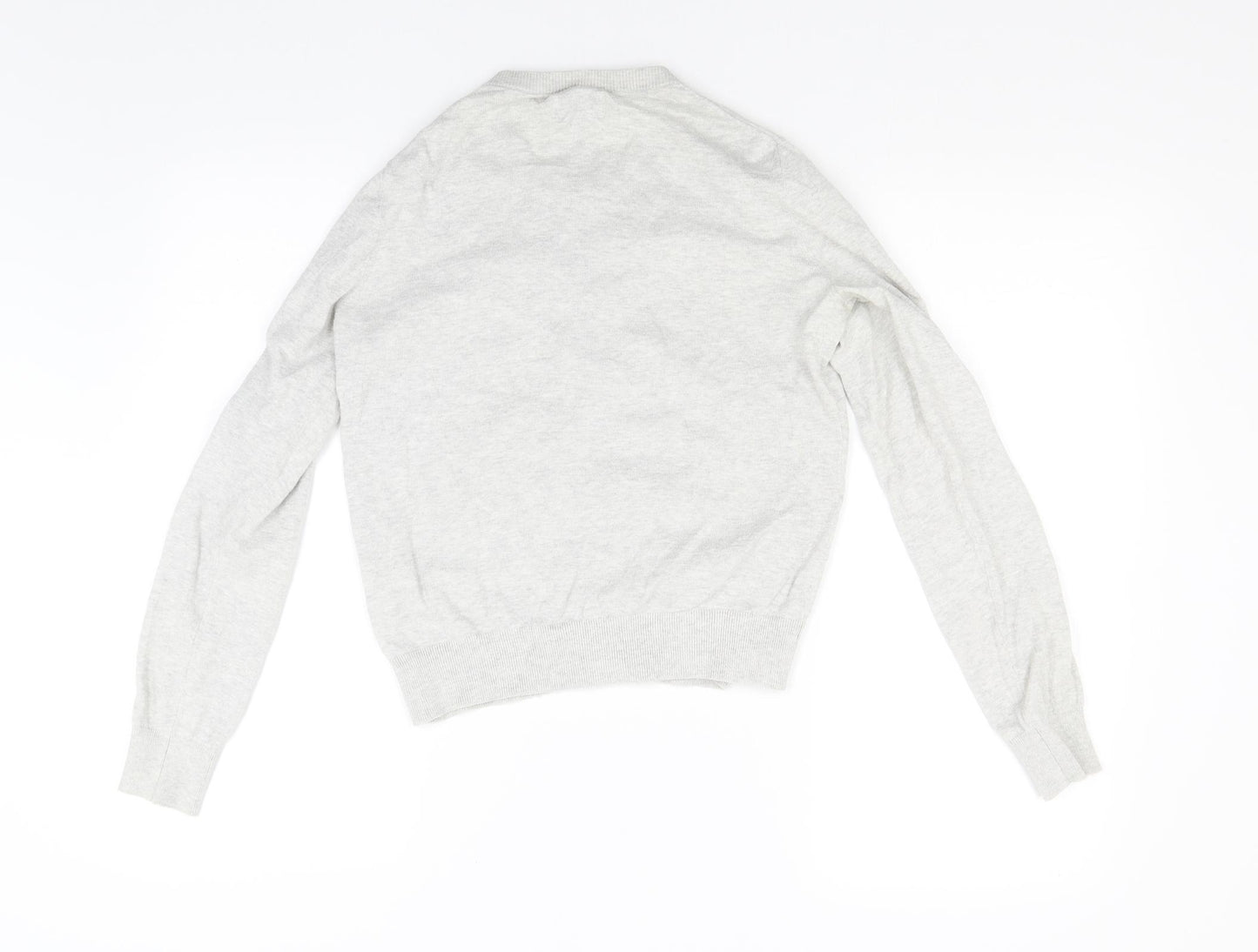 Jack Wills Womens Grey  Knit Cardigan Jumper Size 10