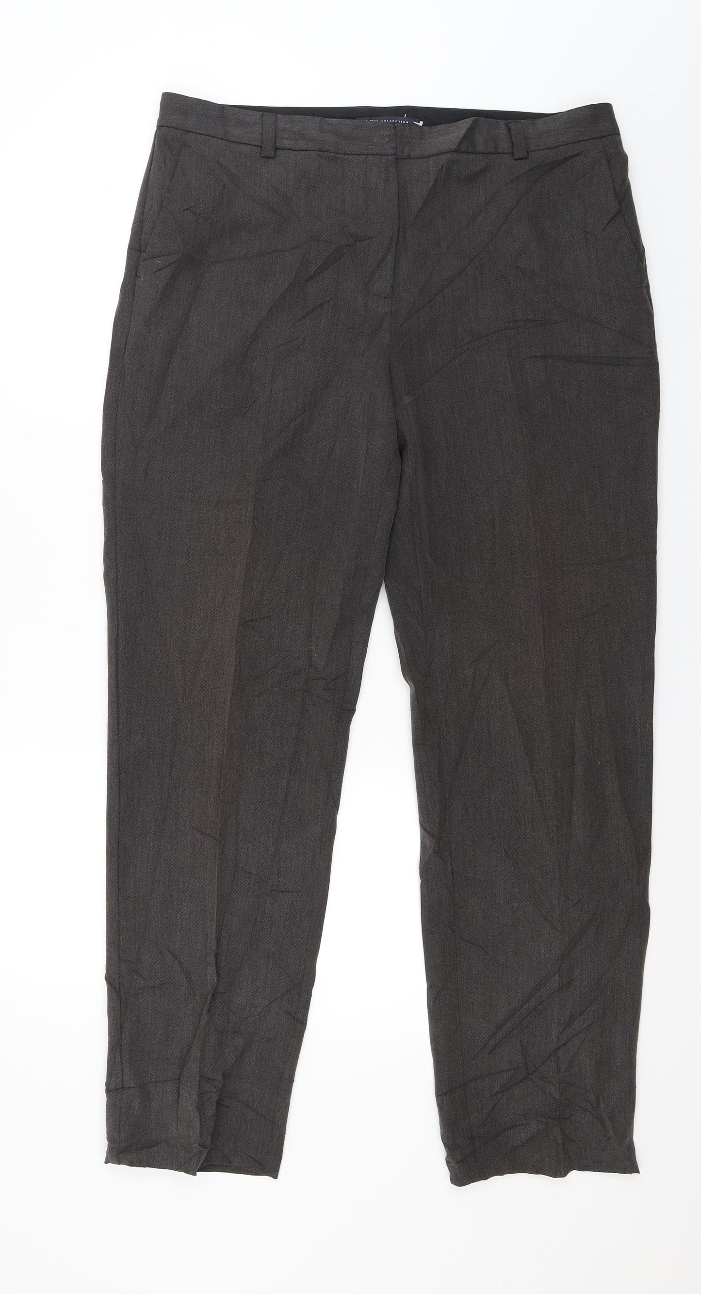 Marks and Spencer Womens Brown   Trousers  Size 16 L27 in