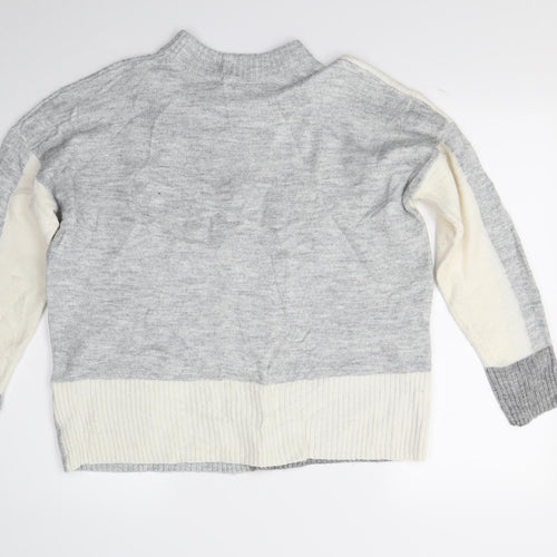 George Womens Grey  Knit Pullover Jumper Size M